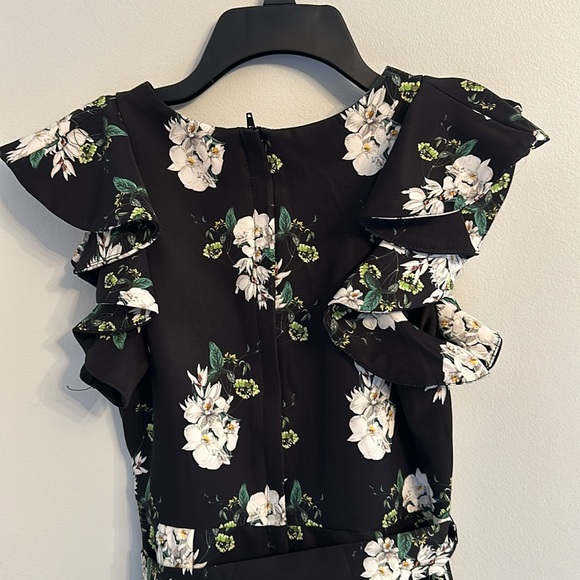 Big Girls Formal Floral Romper - Picture 5 of 8